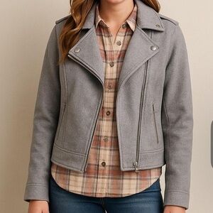 Aeropostale Charcoal Bomber Jacket